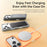 ROCK For iPhone 17 Pro Max Case Compatible with MagSafe Metal Lens Frame TPU + PC Matte Phone Cover - Black - 6