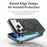 ROCK For iPhone 17 Pro Case Compatible with MagSafe Metal Lens Frame TPU + PC Matte Phone Cover - Black - 2