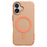ROCK For iPhone 17 Case Compatible with MagSafe Metal Lens Frame TPU + PC Matte Phone Cover - Orange - 1