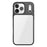 ROCK For iPhone 17 Pro Max Clear Phone Case PC + TPU Shockproof Back Cover - Black - 1