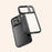 ROCK For iPhone 17 Pro Max Clear Phone Case PC + TPU Shockproof Back Cover - Black - 4