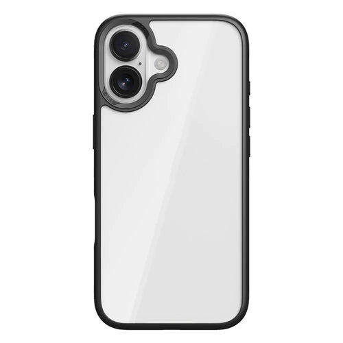 ROCK For iPhone 17 Clear Phone Case PC + TPU Shockproof Back Cover - Black - 1