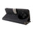 For TCL NxtPaper 60 Ultra 5G Case Wallet RFID Blocking PU Leather Phone Cover Stand with Strap - Black - 4