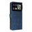 For Cubot P90 Case Wallet RFID Blocking PU Leather Phone Cover Stand with Strap - Blue - 7