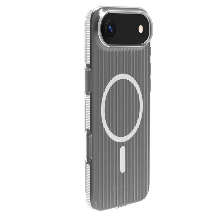 LEREACH TOC Series for iPhone Air Case Flowing Grid PC Phone Cover Compatible with MagSafe - White - 4