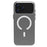 LEREACH TOC Series for iPhone 17 Pro Case Flowing Grid PC Phone Cover Compatible with MagSafe - White - 3