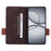 For Realme 15T 5G Case Leather Wallet Flip Phone Cover with Hardware Decor - Coffee - 3