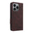 For Realme 15T 5G Case Leather Wallet Flip Phone Cover with Hardware Decor - Coffee - 7