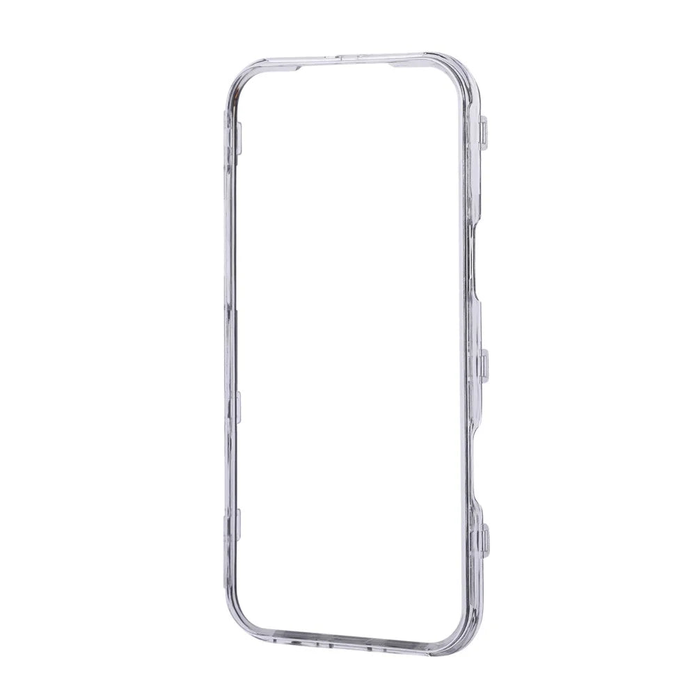 For iPhone 18 Pro Max / 17 Pro Max Case Compatible with MagSafe 3 in 1 TPU + PC Shockproof Matte Phone Back Cover - White - 4