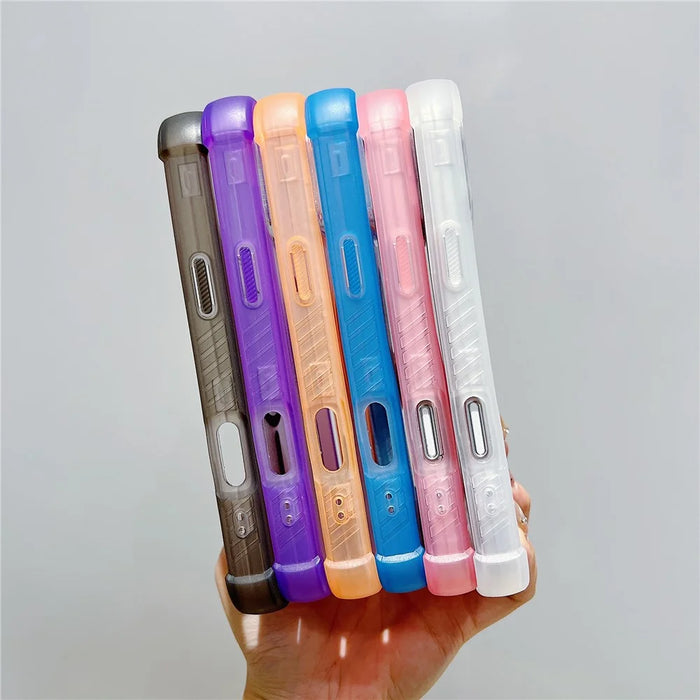 For iPhone 16 Pro Case Compatible with MagSafe 3 in 1 TPU + PC Shockproof Matte Phone Back Cover - Orange - 7