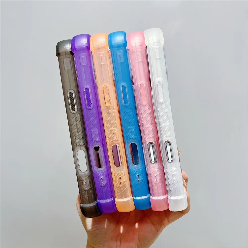 For iPhone 16 Pro Max Case Compatible with MagSafe 3 in 1 TPU + PC Shockproof Matte Phone Back Cover - Orange - 7