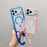 For iPhone 18 Pro Max / 17 Pro Max Case Compatible with MagSafe 3 in 1 TPU + PC Matte Phone Back Cover with Hand Strap - Pink - 6