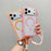 For iPhone 18 Pro Max / 17 Pro Max Case Compatible with MagSafe 3 in 1 TPU + PC Matte Phone Back Cover with Hand Strap - Pink - 7