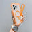 For iPhone 16 Pro Case Compatible with MagSafe 3 in 1 TPU + PC Matte Phone Back Cover with Hand Strap - Orange - 1