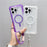 For iPhone 16 Pro Case Compatible with MagSafe 3 in 1 TPU + PC Matte Phone Back Cover with Hand Strap - Orange - 4