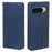 For Google Pixel 10 Pro XL Case Four Leaf Clover Leather Flip Phone Cover Stand Wallet - Blue - 1