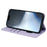 For iPhone 17 Case Four Leaf Clover Leather Flip Phone Cover Stand Wallet - Light Purple - 3