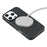 For iPhone 16 Pro Case Compatible with MagSafe Nappa Texture Genuine Cow Leather Coated PC TPU Phone Cover - 5