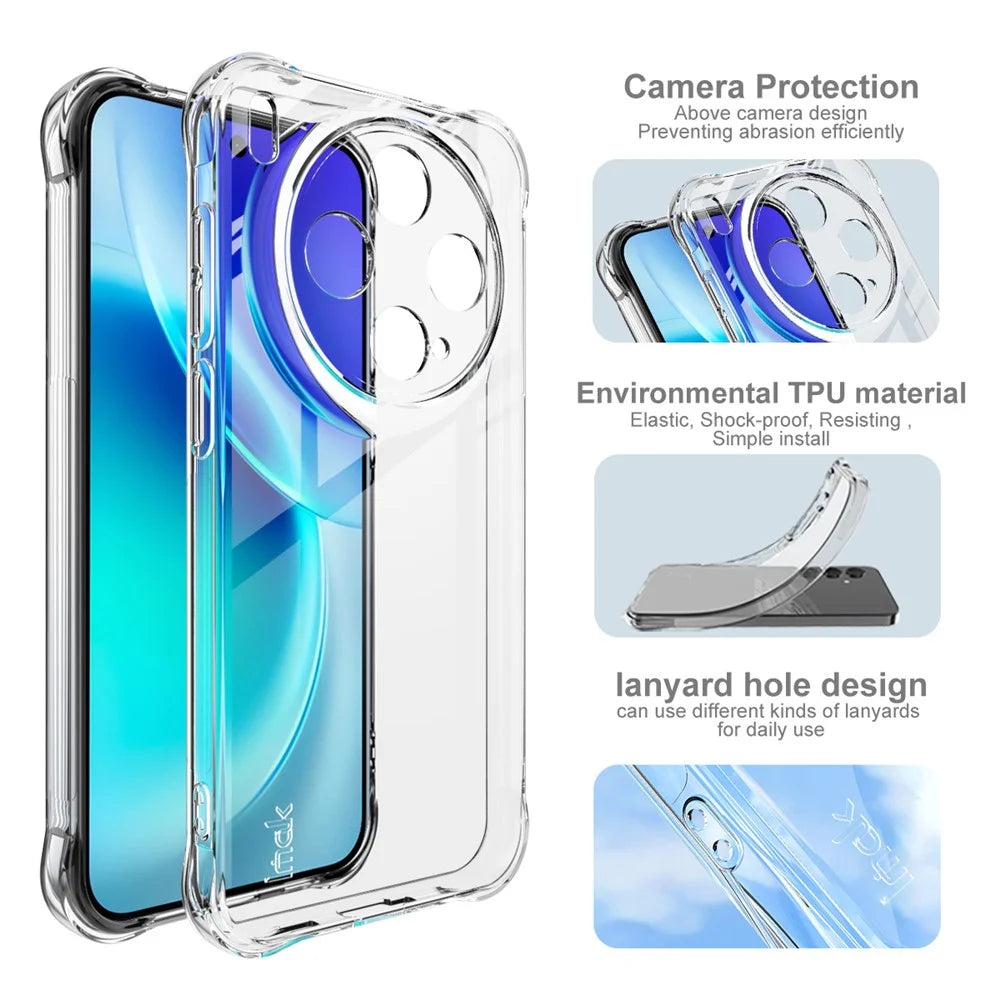 IMAK For vivo X300 5G Case TPU Phone Cover Airbag Shockproof Protection - 4