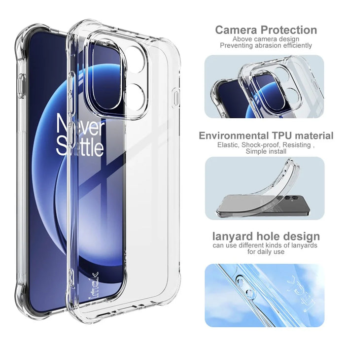 IMAK For OnePlus 15 5G Case TPU Phone Cover Airbag Shockproof Protection - 4