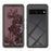 For Google Pixel 7 Pro 5G PET Screen Protector Phone Case Hard PC + Soft TPU Shockproof Cover - Black - 2