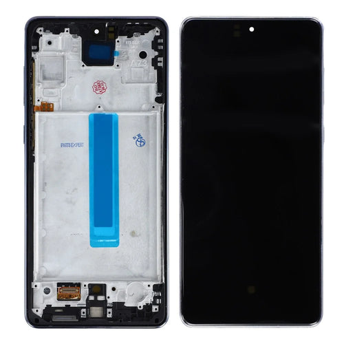 For Samsung Galaxy A73 5G A736 6.67 inch Grade C OLED Screen and Digitizer Assembly Replacement Part (Without Logo) - Grey - 1