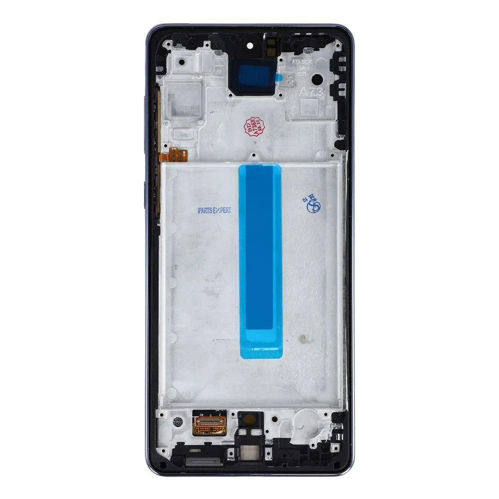 For Samsung Galaxy A73 5G A736 6.67 inch Grade C OLED Screen and Digitizer Assembly Replacement Part (Without Logo) - Grey - 2
