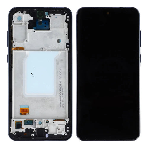For Samsung Galaxy A55 5G A556 Grade C LCD Screen and Digitizer Assembly + Frame (In-Cell Technology) (Without Logo) - 1