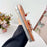 For iPhone 17 Pro Case Compatible with MagSafe Floral Pattern TPU PC Phone Back Cover - Orange - 6