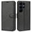For Samsung Galaxy S26 Ultra Case Litchi Texture Shockproof Leather Wallet Phone Cover - Black - 4
