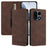 For OnePlus 15 5G Case RINACASIS RC23 RFID Blocking Wallet Stand PU Leather Phone Cover - Brown - 3