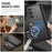 JEEHOOD For Samsung Galaxy A35 5G Case  J12 Magnetic Detachable Zipper Wallet Kickstand Leather Back Cover Magnetic Case - Black - 6