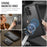 JEEHOOD For Samsung Galaxy A34 5G Case  J12 Magnetic Detachable Zipper Wallet Kickstand Leather Back Cover Magnetic Case - Black - 6