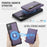 JEEHOOD For Samsung Galaxy S20 FE Case  J12 Magnetic Detachable Zipper Wallet Kickstand Leather Back Cover Magnetic Case - Purple - 3