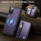 JEEHOOD For Samsung Galaxy S20 FE Case  J12 Magnetic Detachable Zipper Wallet Kickstand Leather Back Cover Magnetic Case - Purple - 4