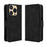 For Oukitel C69 Leather Case Phone Wallet Cover with Multiple Card Slots - Black - 1