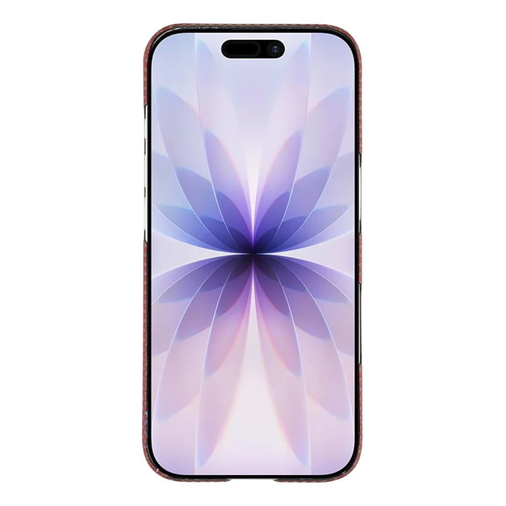 For iPhone 17 Magnetic Case Aramid Fiber Phone Cover with Metal Lens Frame - 2