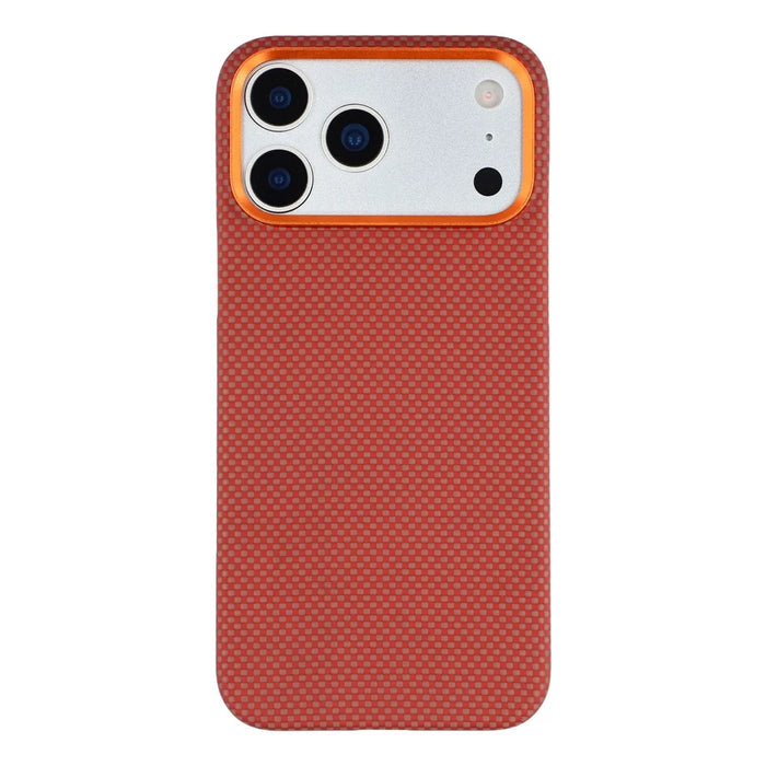 For iPhone 17 Pro Magnetic Case Aramid Fiber Phone Cover with Metal Lens Frame - 3