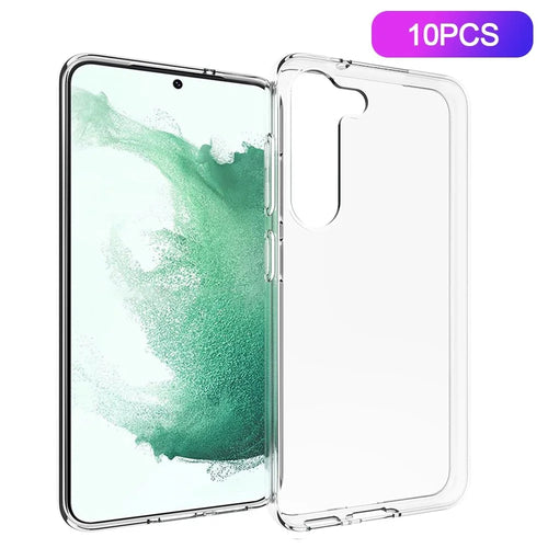 For Samsung Galaxy S23+ 10Pcs / Pack Transparent TPU Phone Back Case Inner Watermark-Free Scratch-resistant Cellphone Cover - 1