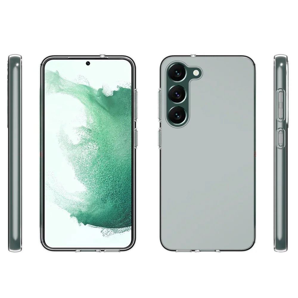 For Samsung Galaxy S23+ 10Pcs / Pack Transparent TPU Phone Back Case Inner Watermark-Free Scratch-resistant Cellphone Cover - 6