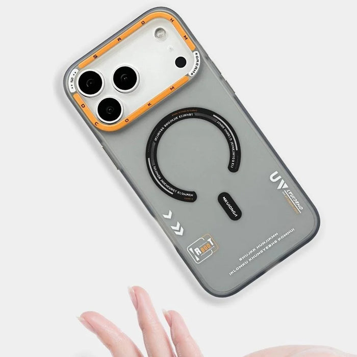 PAIKA M1 Series For iPhone 17 Pro Max Case Compatible with MagSafe Matte PC + TPU Phone Cover - Titanium Grey - 3