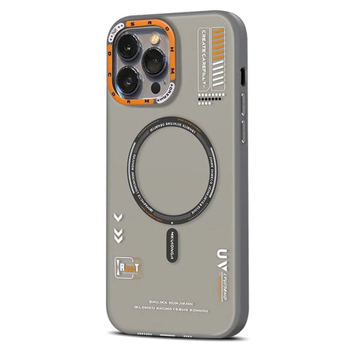 PAIKA M1 Series For iPhone 16 Pro Case Compatible with MagSafe Matte PC + TPU Phone Cover - Titanium Grey - 1