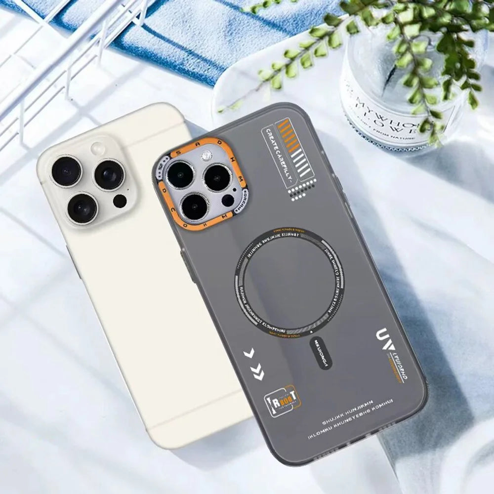 PAIKA M1 Series For iPhone 16 Pro Case Compatible with MagSafe Matte PC + TPU Phone Cover - Titanium Grey - 3