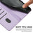 For vivo V60 Lite 5G  /  4G Wallet Case Cats Imprint Leather Phone Cover with Strap - Purple - 6