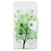 For Samsung Galaxy S23 Ultra Cross Texture PU Leather Flip Stand Wallet Case Pattern Printing Overall Coverage Cover - Green Tree - 4
