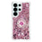 For Samsung Galaxy S26 Ultra TPU Case with Kickstand Quicksand Shockproof Cover - Rose Gold / Hearts - 3