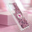 For Samsung Galaxy S26 Ultra TPU Case with Kickstand Quicksand Shockproof Cover - Rose Gold / Hearts - 6