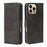 For iPhone 16 Pro Max Case Wallet Stand Magnetic Closure Calf Texture Leather Phone Cover - Black - 1