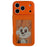 For iPhone 17 Pro Max Smart E-Ink Magnetic Case 4 Color HD 4 inch Display NFC DIY Customized Screen - Orange - 1