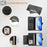 For Google Pixel 10 Pro / Google Pixel 10 Case Zipper Pocket Multiple Card Slots Leather Phone Cover - Black - 6